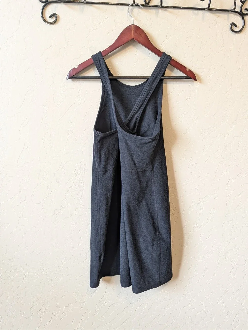 Beyond Yoga Under Lock and Key Dress in Heathered Grey